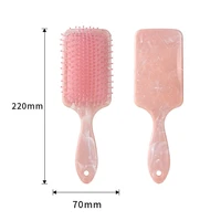 1pc marble pattern air cushion combs brush smooth hair anti tangling scalp massage hairdressing comb barber accessories