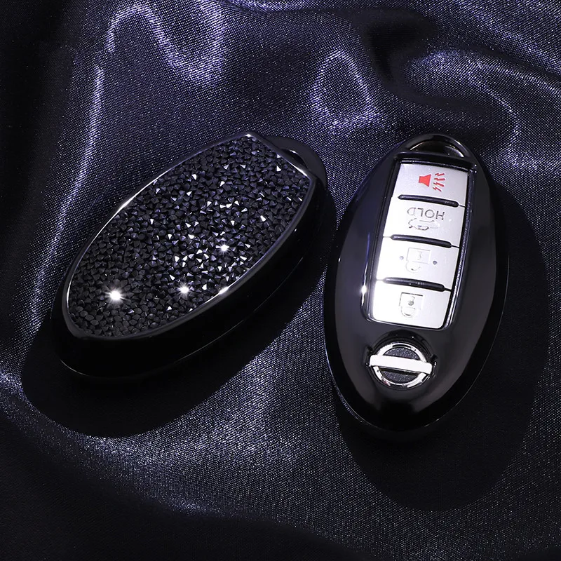 Чехол Diamond Crystal чехол ключа дистанционного управления автомобилем для Nissan Qashqai J10