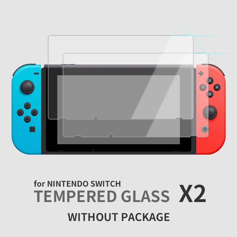 2pcs Without package Защита для экрана из закаленного стекла премиум-класса для nintendo Switch NS защита для экрана для kingd Switch Lite аксессуары - Цвет: 2pcs Without package