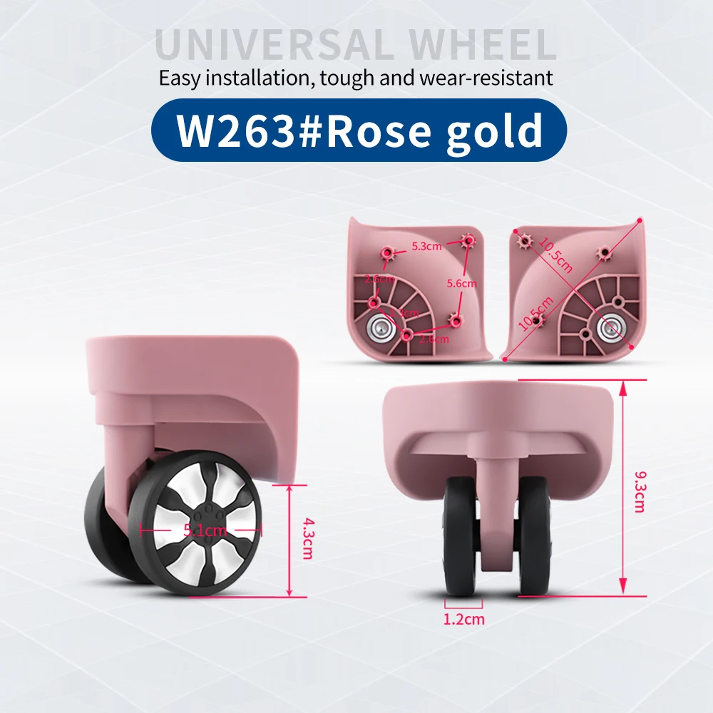 TANGYIPIN YT-Ao7 Trolley wheel travel suitcases replace luggage casters universal accessories colored high-quality mute wheels