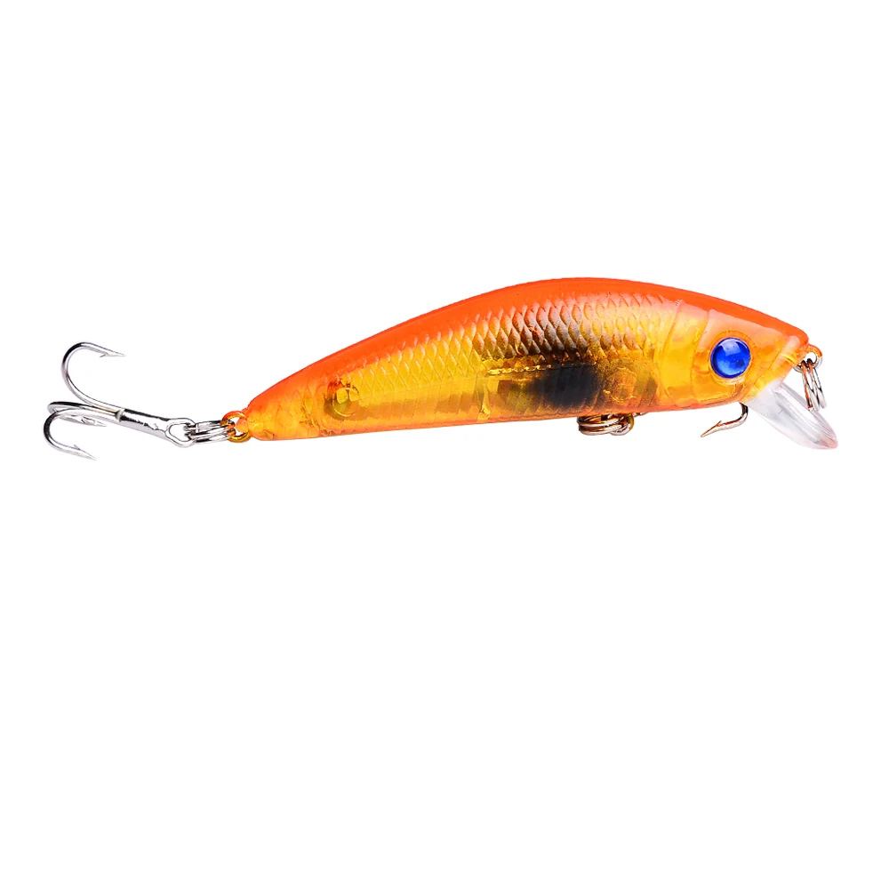 

1pcs Classic Minnow Fishing Lure 7cm 8g 3D Eyes Hard Bait Fake Fish Crankbait Wobblers Artificial Swimbait Peche Fishing Tackle