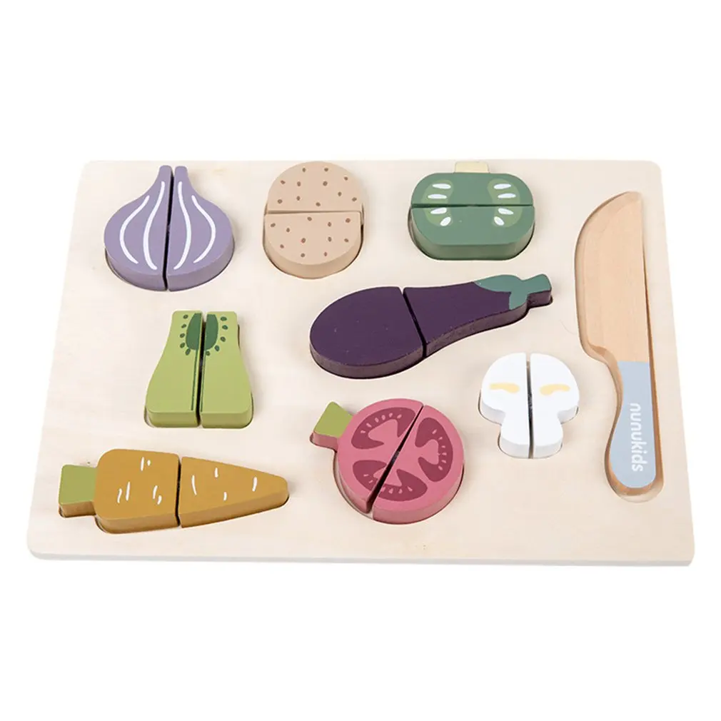 

Plane Vegetables Cutie Le Children's Play House Toys Jigsaw Puzzles Jigsaw Puzzle Wooden Toys Chechele