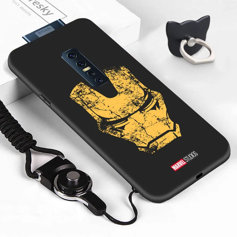 ДЛЯ VIVO V3 Max V9 V11 V11i V15 V17 Pro S1 Z5X противоударный Ретро чехол с принтом Marvel Spiderman корпус