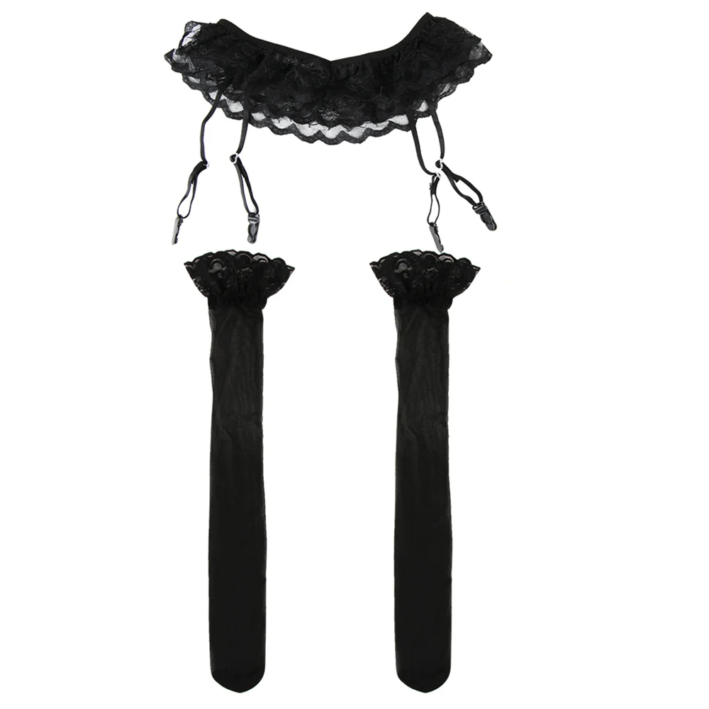 Новый дизайн сексуальные чулки пояс для чулок женская модная сексуальная черная