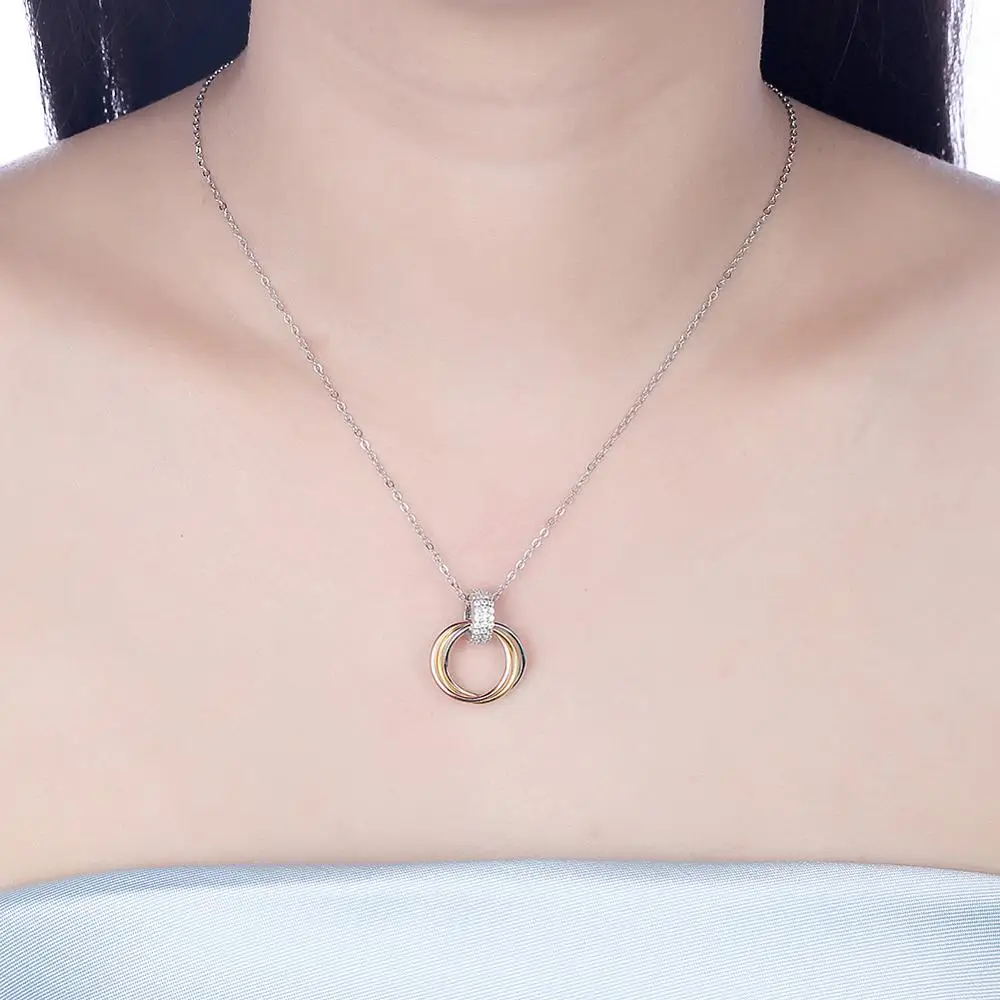 Окрашенная катушка массивные украшения на шею 925 серебряное ожерелье кулон с