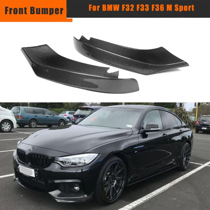 F36 передний бампер разветвители спойлер для BMW 4 серии F32 F33 435i M Sport 2014 2017