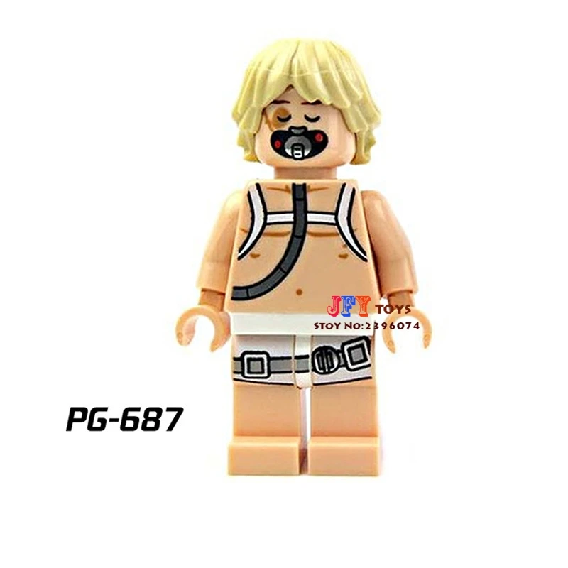 PG687 Single Sale superhero Anakin Skywalker 9494 building blocks model bricks toys for children action figures - Цвет: PG687