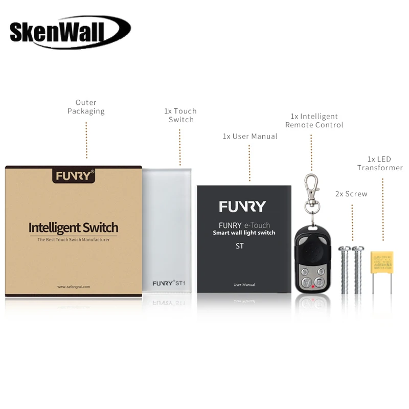 Настенный Смарт светильник ель с сенсорным выключателем 170 240 В|Выключатели| |