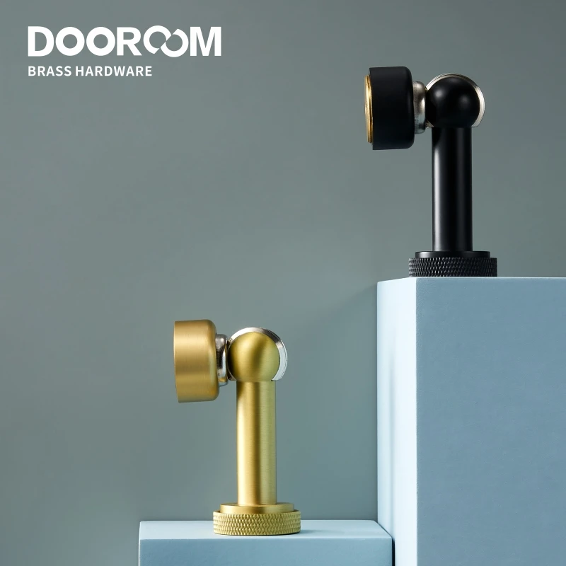 Dooroom латунные дверные стопоры сверхмощный держатель для двери с магнитной