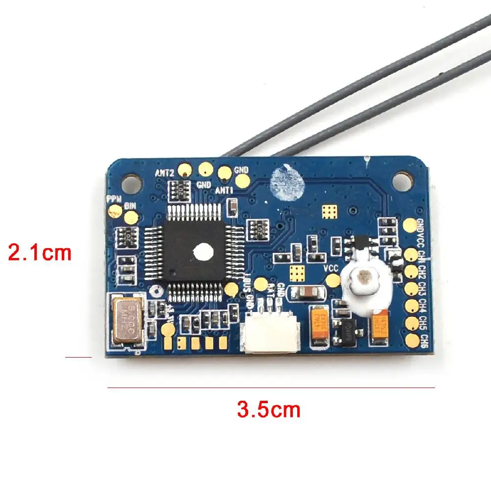 Приемник LeadingStar Flysky X6B 2 4G 6CH i BUS PPM PWM для передатчика AFHDS i10 i6s i6 i6x i4x|Детали и