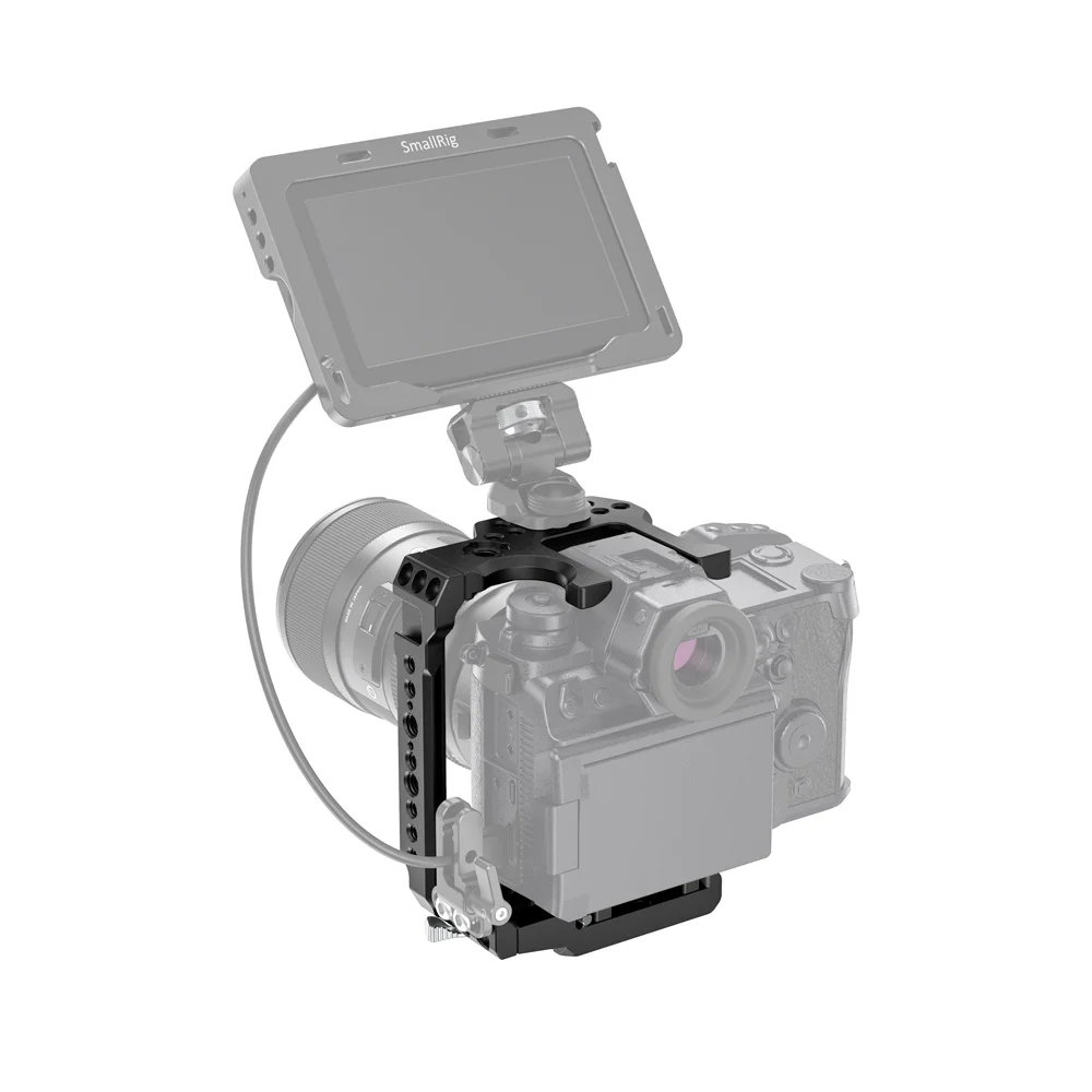 Быстросъемная полуклетка SmallRig S1H для камеры Panasonic клетка с пластиной типа Manfrotto