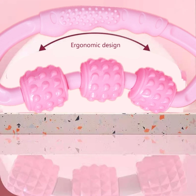 7-колесный плавающий массажный ролик для рук ног шеи мышечной ткани тренажерный