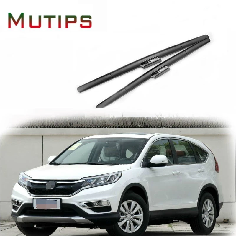 

1Set Rubber Car Front Wiper Blade Kit For Honda CR-V Mk1 Mk2 Mk3 Mk4 2016-1995 Windscreen Original Wiper Strip Auto Accessories