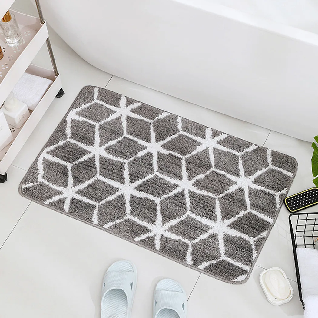 

40 X 60CM Door Mat Modern Geometry Living Room Bathroom Absorbent Floor Mat Non-Slip Home Kitchen Carpets Doormat Decorative