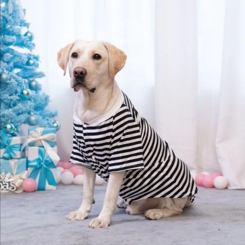 

Летняя одежда для больших собак, футболка, одежда для больших собак, пижама, рубашка, самоид, Хаски, Бордер, колли, костюм золотистого ретриве...