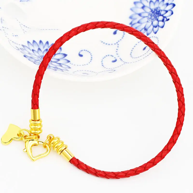 Настоящий Браслет из 24-каратного золота чистый желтый подлинный AU999 изящный