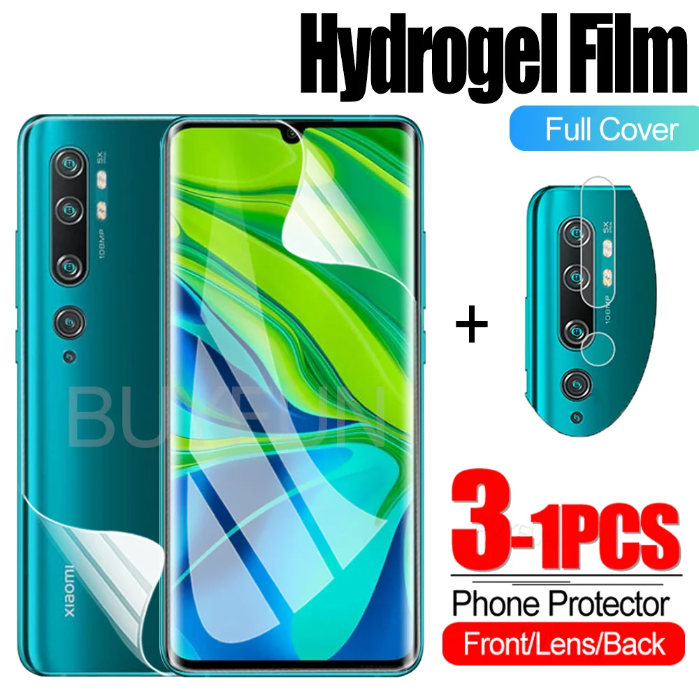 

1-3 шт. Гидрогелевая пленка для Xiaomi CC9 Pro Гидрогелевая пленка Xiamy Pocophone F1 Pocophone X2 Премиум Защита для объектива камеры не стекло
