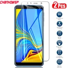 Закаленное стекло для Samsung Galaxy A9 A7 A6 Plus J6 J4 A8 J8 2018, защитная пленка для экрана Grand Prime Plus G530 G531H J7 Neo, 2 шт.