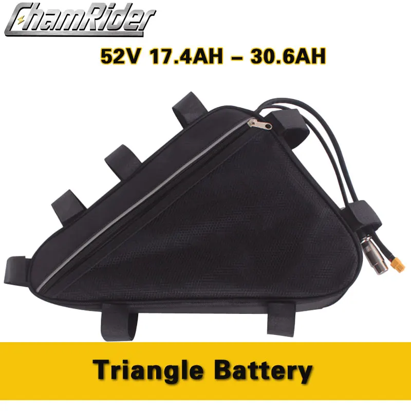 Оригинальный аккумулятор для электрического велосипеда треугольная оправа
