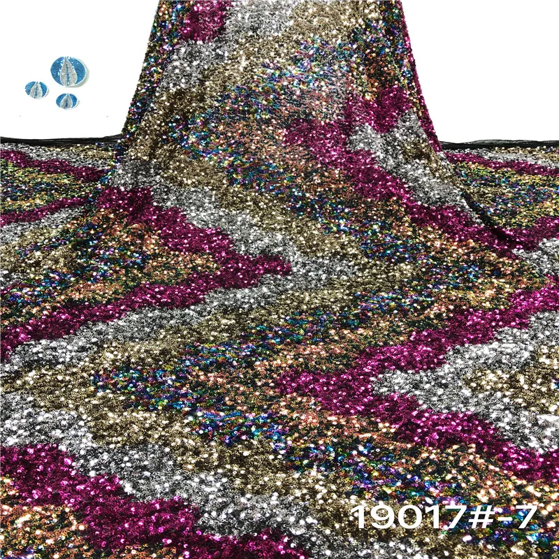 

Nigerian Sequins Lace Fabrics 2019 3d African Lace Fabric Wedding African Fabric Lace For Embroidery Lace trim for dress XB14-39