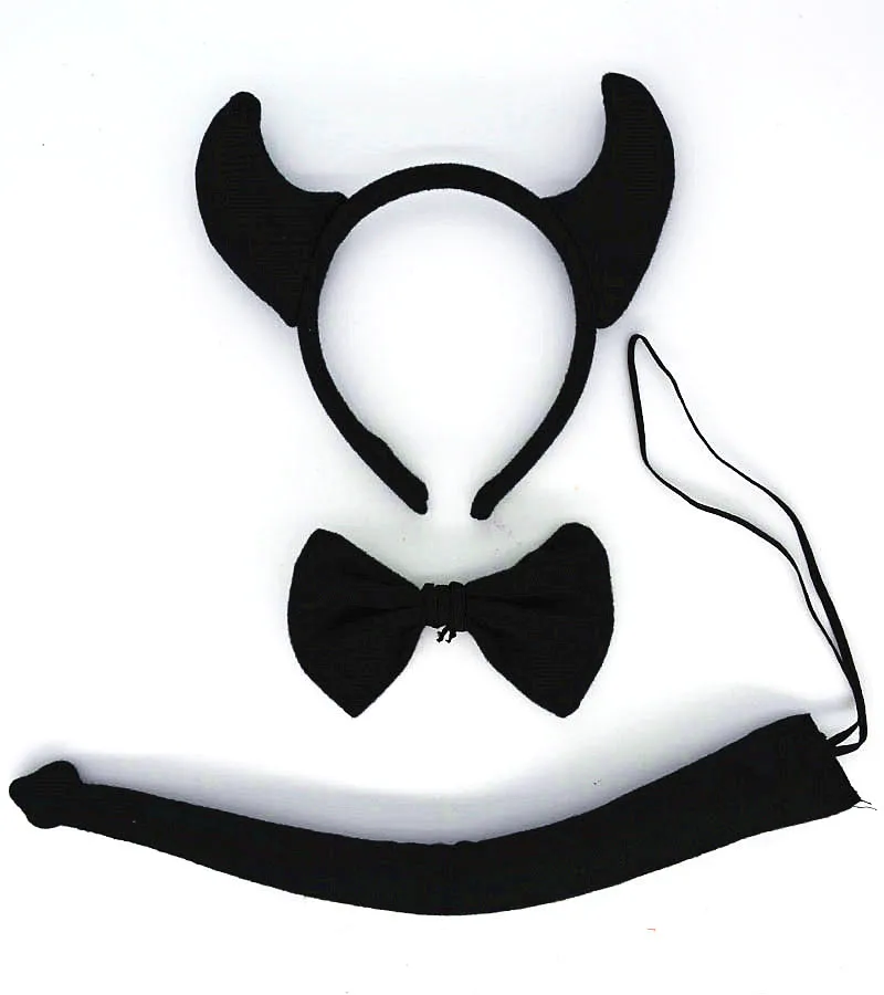 Новинка головная повязка с несколькими животными галстук бабочка хвостом