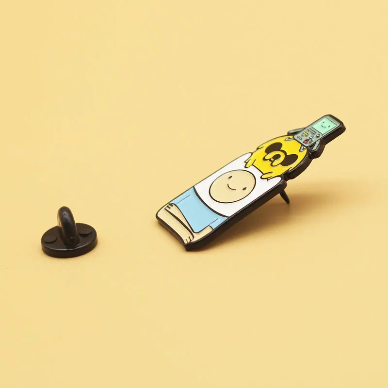 XM-забавная брошь из мультфильма Время приключений значок с сокровищами модная