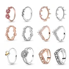 S925 Серебряный цвет кольца с ромашками для женщин s925 цветок anelli bague femme anillos Подарочное ювелирное изделие