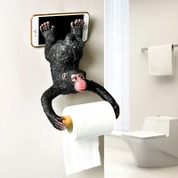Держатель для туалетной бумаги в форме обезьяны #1