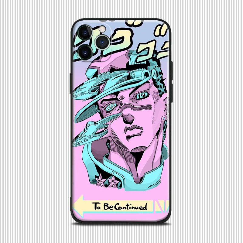 jotaro kujo jojo anime for iphone se 6 6s 7 8 plus x xr xs 11 pro max soft silicone phone case cover shell free global shipping