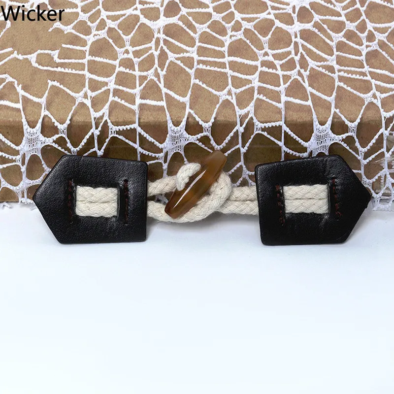 5 пар/лот высокое качество искусственная кожа и смола кнопки большие пуговицы для