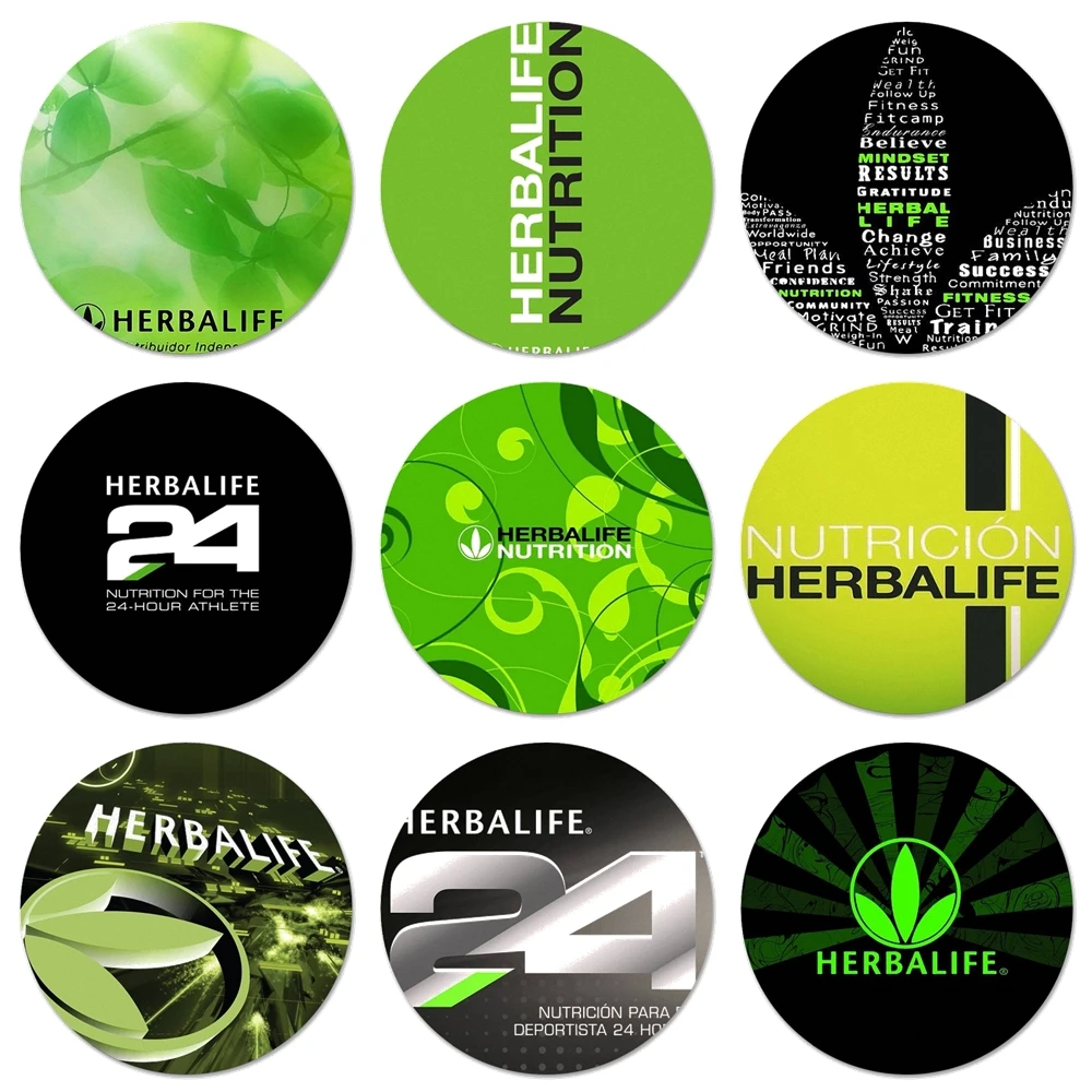 Черные и зеленые Роскошные значки Herbalife украшения броши металлические для одежды