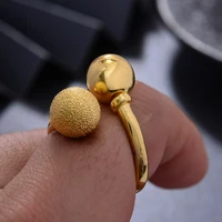 rings ethiopia 24k ball round gold color rings dubai rings for women twist african round party wedding gifts rings hallowe gift