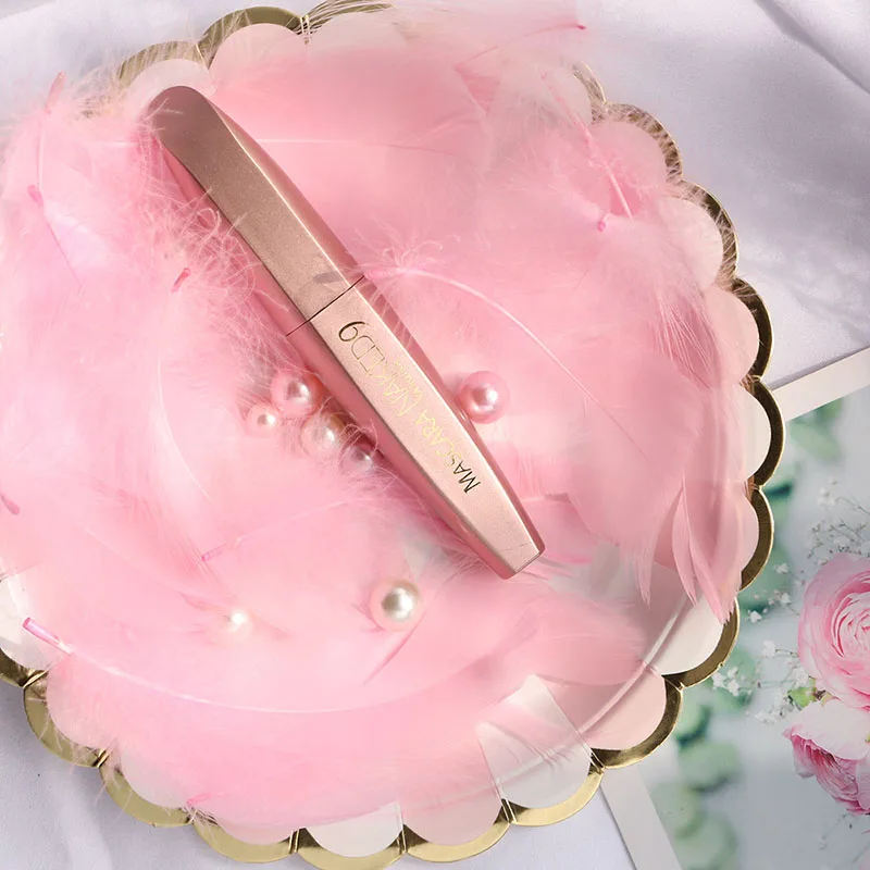 Силиконовая тушь для ресниц черная Удлиняющая густая наращивания Водостойкая