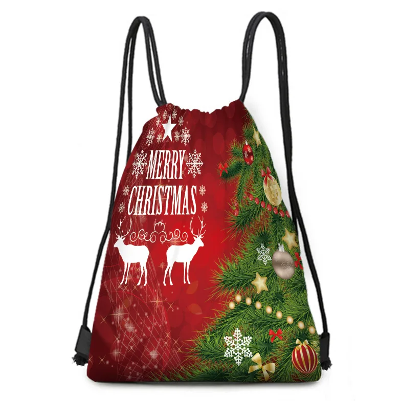 Рождественская елка пучок карман Для женщин рождественские милые козы рюкзак
