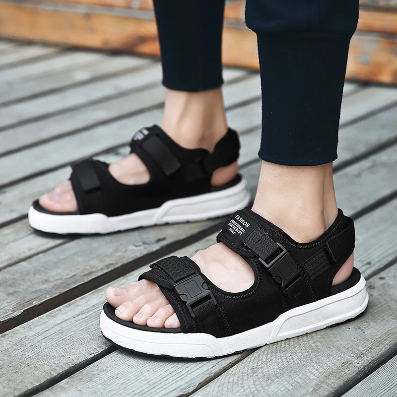 

Sandals Men's Trend Summer Youth Sports One Shoe Two Wear Driving Beach Slippers Zapatos Para Hombre Men Sandals Slippers 39-46