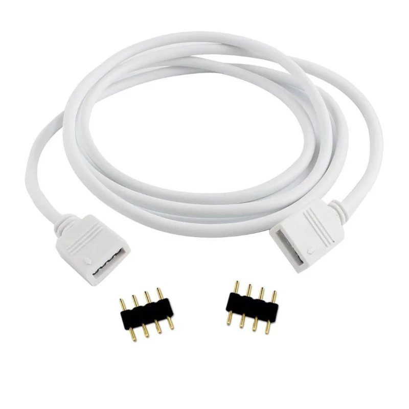 4 Pin 1M Strip Extension Ribbon RGB LED Cable Light Connector OCT998 | Обустройство дома