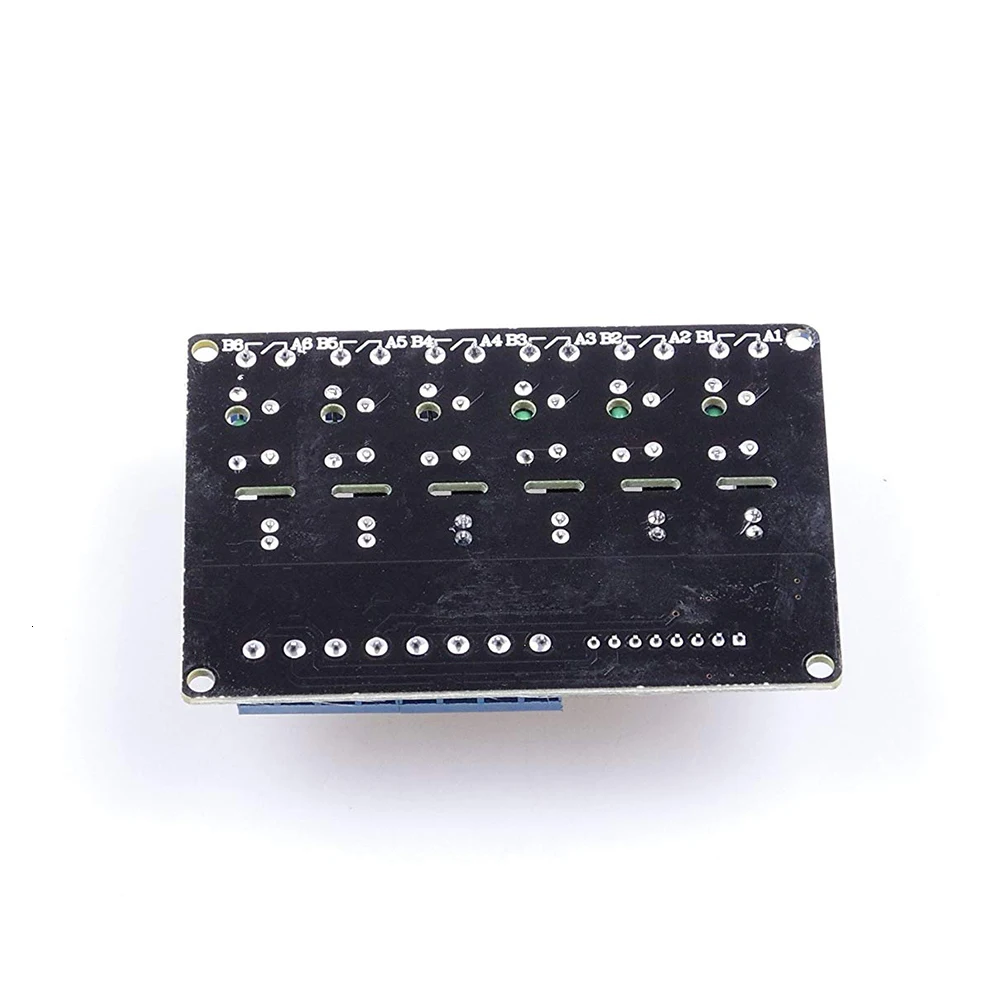 6 канальная высокоуровневая пожарная пластина релейный модуль твердотельного