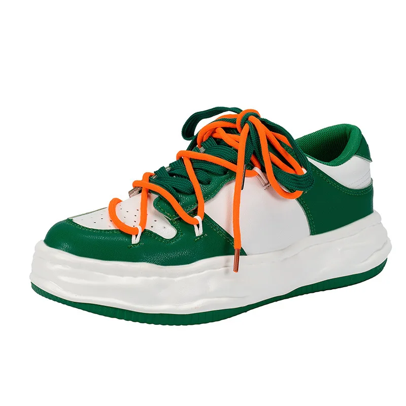 Women's White Sneakers Winter Platform Buffalo Sport Tennis Shoes Outdoor Running Casual Vulcanize Sneakers Girl Canvas Shoes