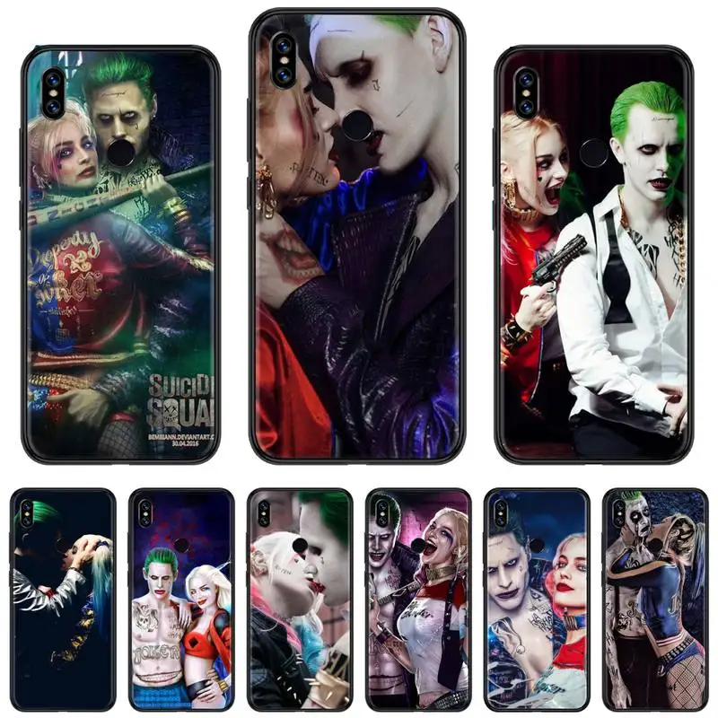 Мягкий чехол для телефона Harley Quinn Clown girl на заказ Xiaomi Redmi 4x5 plus 6A 7 7A 8 mi8 8lite 9 note 4 5