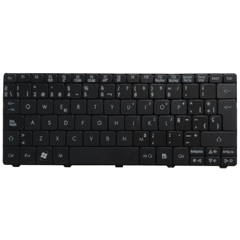 Испанская клавиатура для Gateway Mini LT21 LT25 LT27 LT28 LT2100 LT32 Packard Bell Dot SPT SE 723 SE2 S E3 E2 SE3 SC SP
