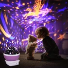 Новый USB вращающийся Ночной светильник в виде единорога проектор Звездное небо лампа Звезда Дети ребенок сон романтический Светодиодный проекционный светильник подарок