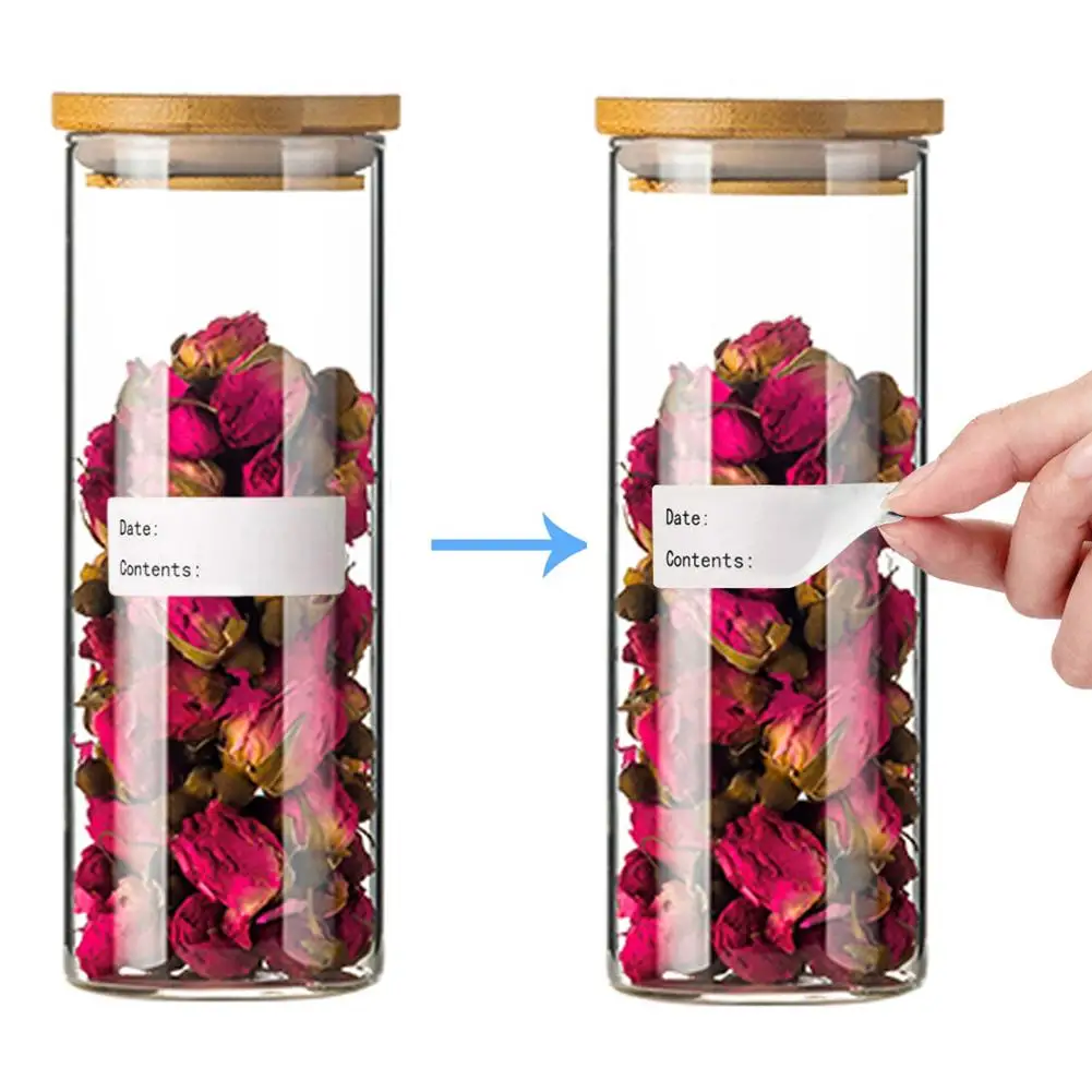 Самоклеящаяся еда домашнего приготовления тег рулон даты стикер роллер для