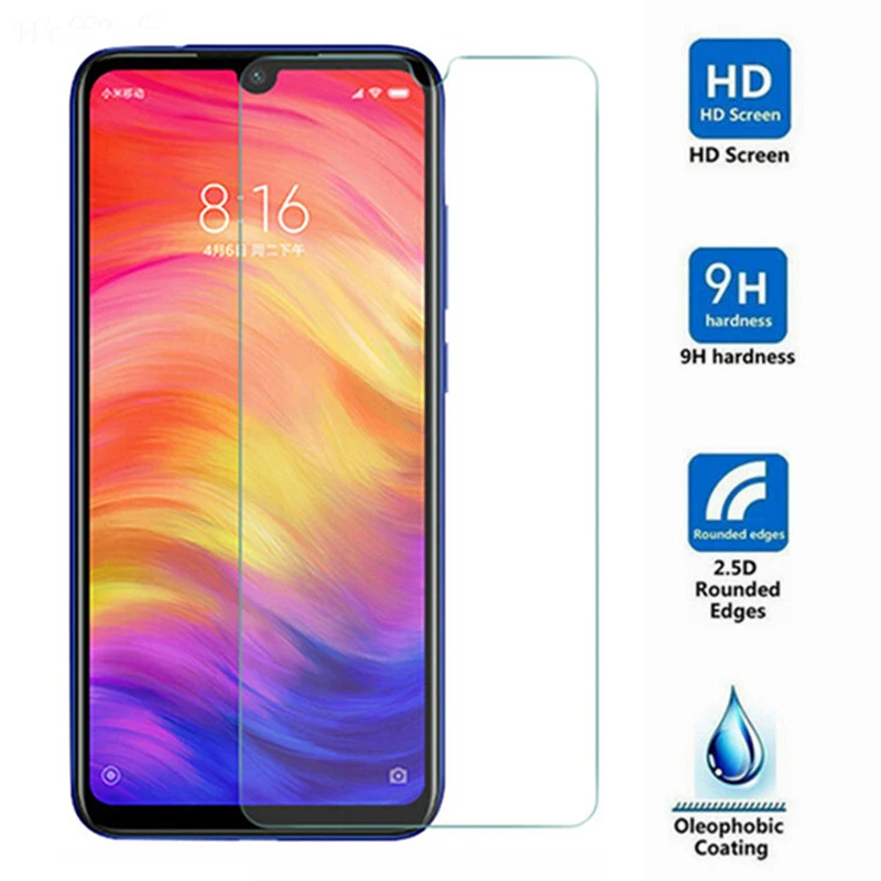 9H Redmi Note 7 Защитное стекло для экрана 6 3 ''закаленное xiaomi redmi note Защитная пленка