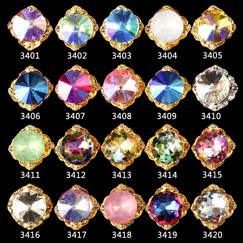 

K9 Nail Charm Colorful Super Glitter High-grade Rhinestone 3D 100PC/lot holographic Crystal Nail Art Decoration Jewelry jdf-3420