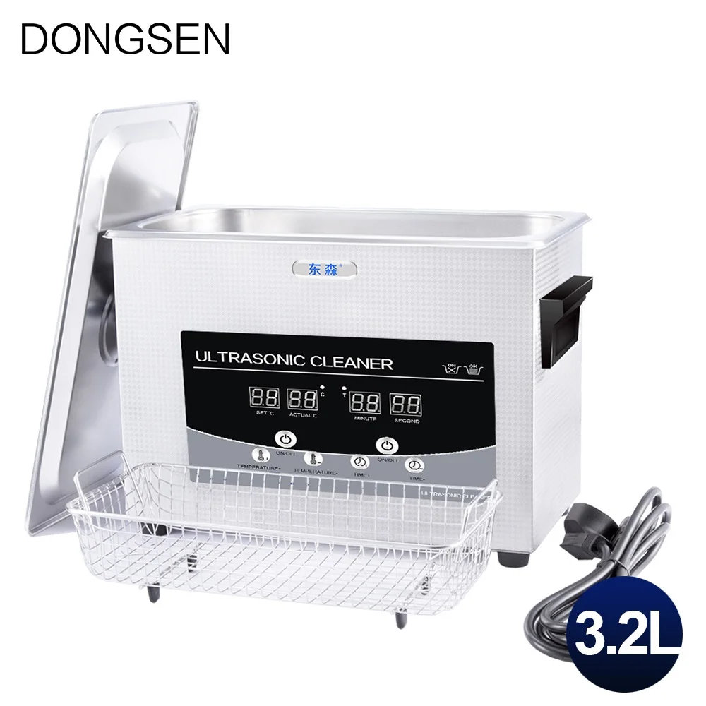 Ультразвуковой очиститель 3 л с тайром нагревателем украшение масло ржавчина