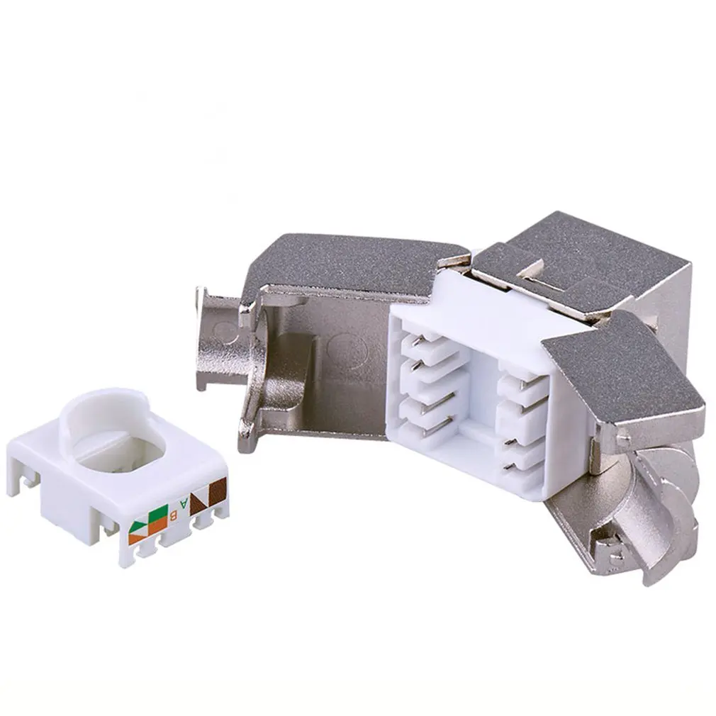 Сетевой модуль RJ45 Cat6 Cat7 с разъемом для ключей полностью защищенный на 360 градусов