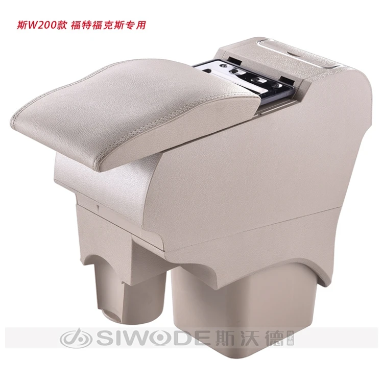 

Деревянный автомобильный подлокотник с 4 отверстиями USB для Ford Focus