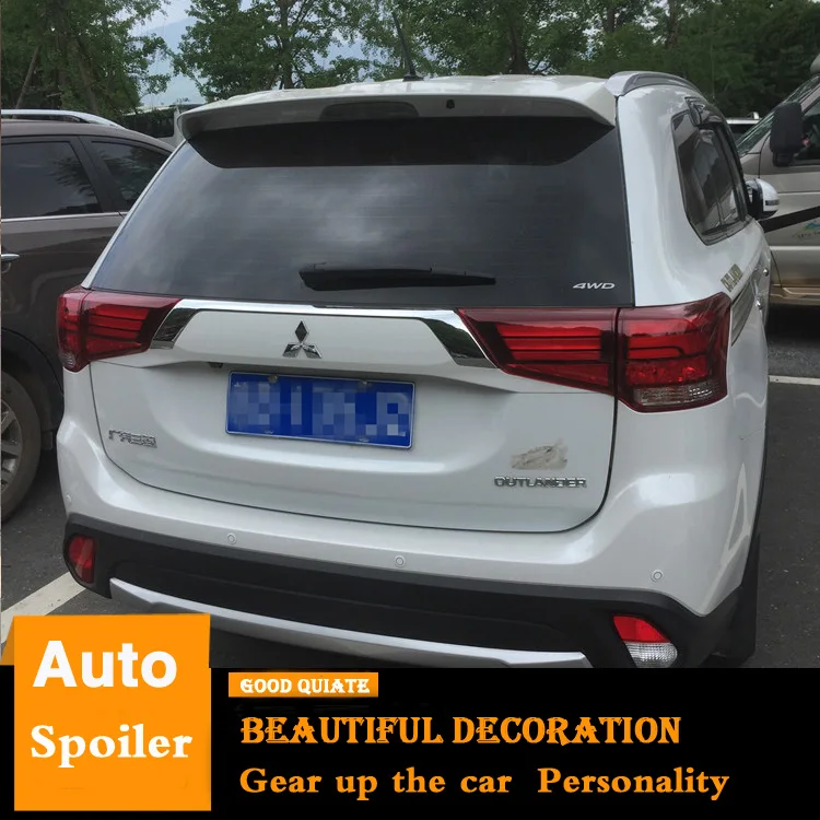 Спойлер для Mitsubishi Outlander 2014 2015 2016 ABS Материал заднее крыло автомобиля праймер цвет