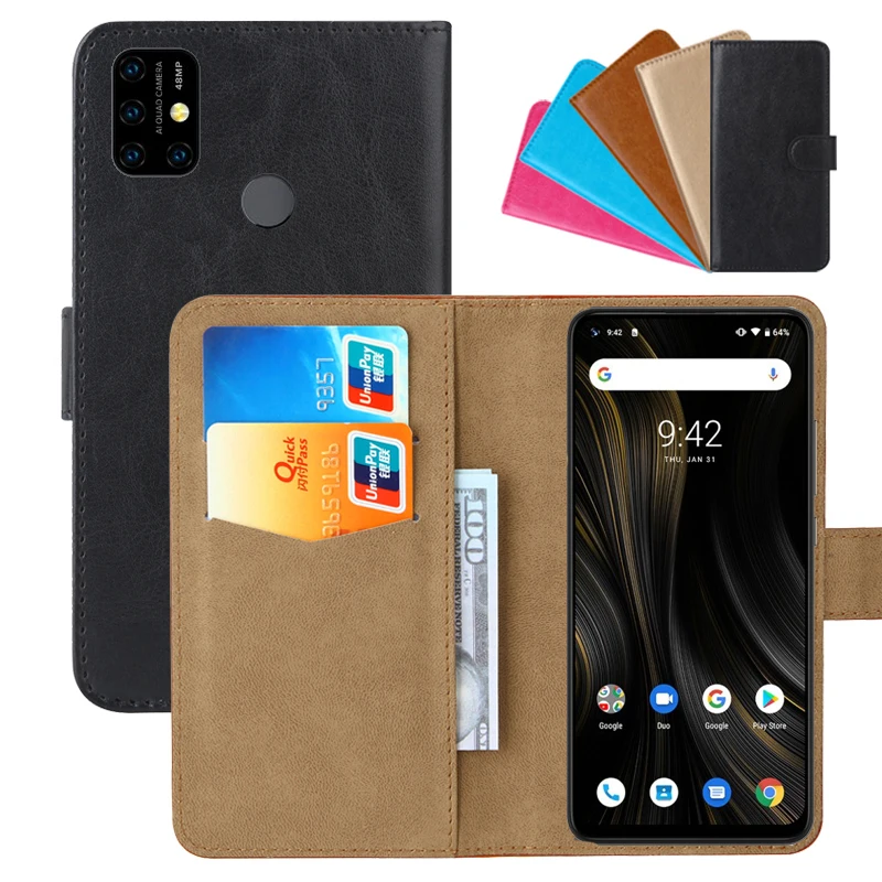 Роскошный чехол бумажник для UMIDIGI power 3 из искусственной кожи в стиле ретро