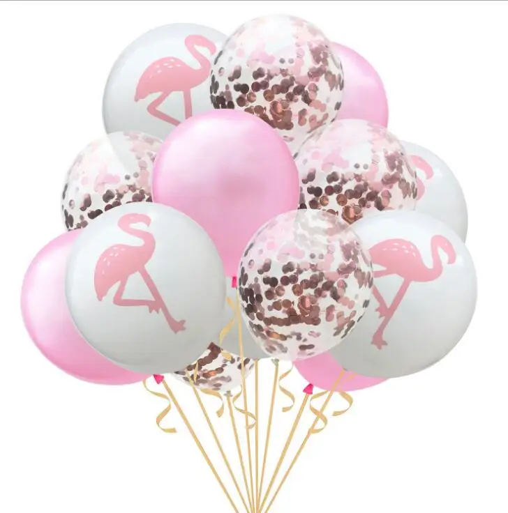 rose gold flamingo 15 шт./упак. надувной шар шляпа игрушка 12 дюймов на день рождения воздушный шар в форме ананаса игрушки надувной шапка Детская Вечеринка шар игрушечная шапка - Цвет: rose gold flamingo